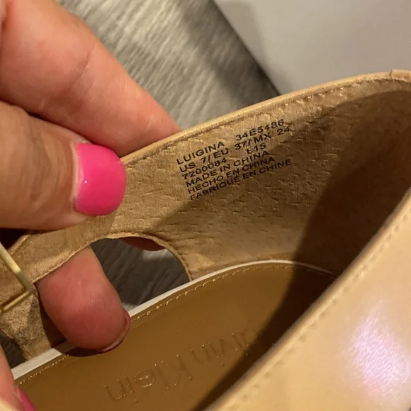 Luigina Calvin Klein sandals heels shoes - Picture 9 of 11